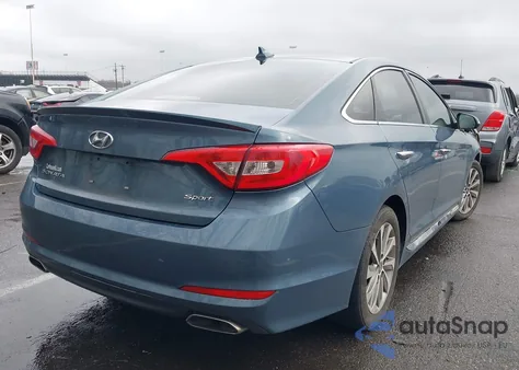2016 Hyundai Sonata Sport z USA, uszkodzony, nr VIN 5NPE34AF5GH367092